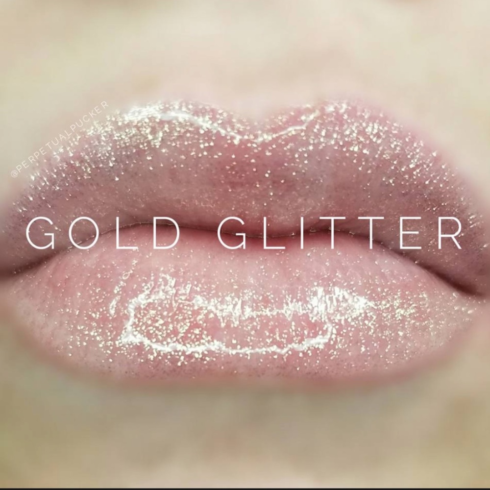 Brand New Sealed LipSense Gold Glitter Gloss by Senegence